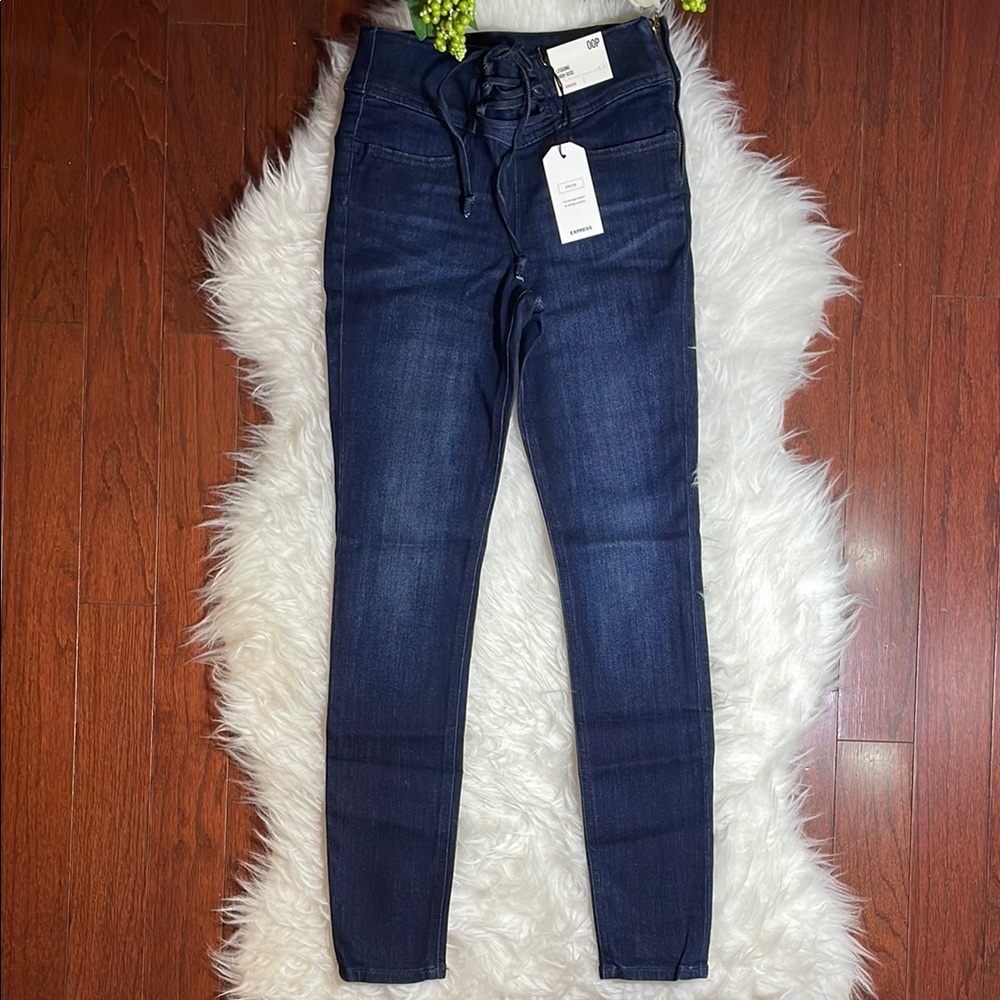 Express High Rise Leggings with Stretch - Picture 2 of 16
